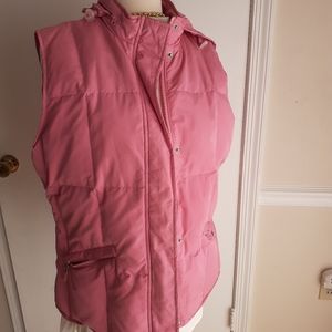 Talbots Large Pink Vest